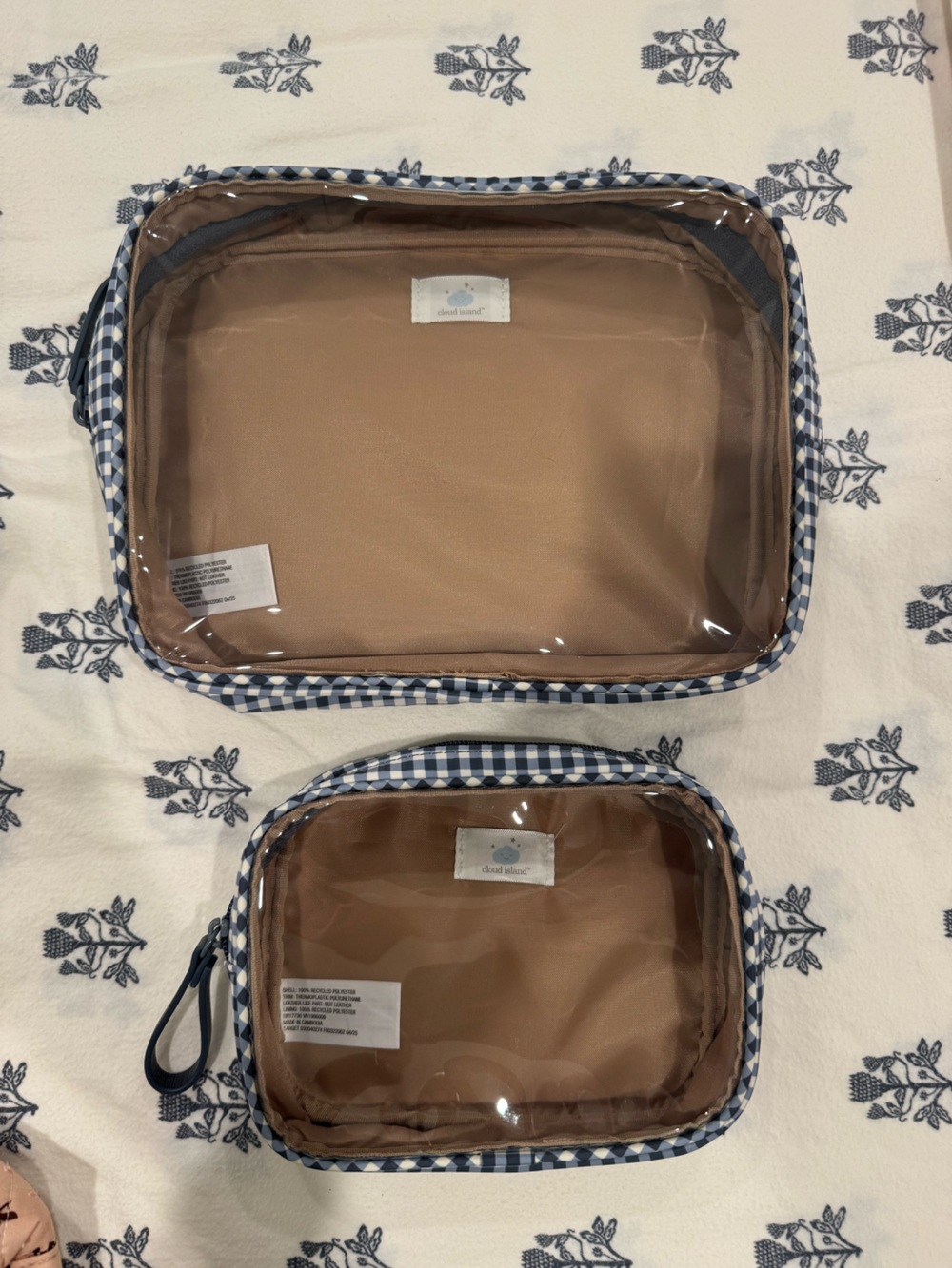 Target Cloud Island Gingham Packing Pouches Set
